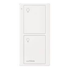 Lutron® Pico 2-Button Light Remote - (White | Gloss) 