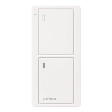 Lutron® Pico 2-Button Power Icon Remote – (Gloss | White)                                                                    