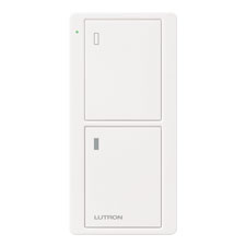 Lutron® Pico 2-Button Power Icon Remote – (Satin | Snow) 