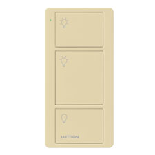 Lutron® Pico 3-Button Light Icon Remote - (Ivory | Gloss)