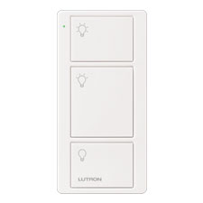 Lutron® Pico 3-Button Light Icon Remote - (White | Gloss)