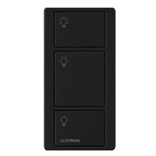 Lutron® Pico 3-Button Light Icon Remote - (Midnight | Satin)