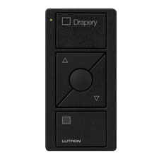 Lutron® Pico 3-Button Drapery Remote - (Black | Gloss)                                                                         