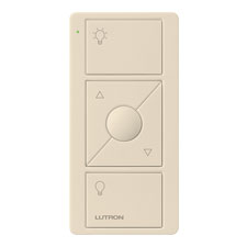Lutron® Pico 3-Button Raise/Lower Light Remote - (Light Almond | Gloss) 