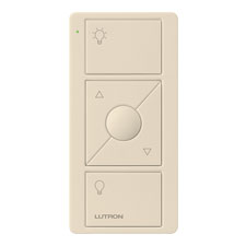 Lutron® Pico 3-Button Raise/Lower Light Remote - (Light Almond | Gloss)