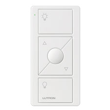 Lutron® Pico 3-Button Raise/Lower Light Remote - (White | Gloss) 