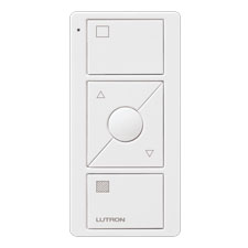 Lutron® Pico 3-Button Raise/Lower Shade Remote With Shade Icons - (White | Gloss) 