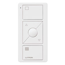 Lutron® Pico 3-Button Raise/Lower Shade Remote With Shade Icons - (White | Gloss)                                              