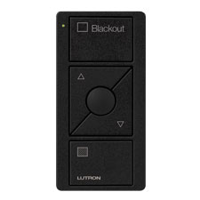 Lutron® Pico 3-Button Raise/Lower Blackout Remote With Text - (Midnight | Satin)                                               