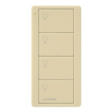 Lutron® Pico 4-Button 3-Preset Light Icon Remote - (Ivory | Gloss)