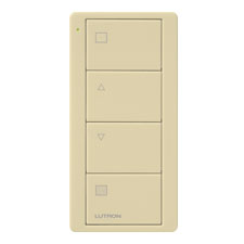 Lutron® Pico 4-Button Raise/Lower Shade Remote With Shade Icons - (Ivory | Gloss) 