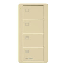 Lutron® Pico 4-Button 2-Preset Shade Icon Remote - (Ivory | Gloss)                                                             