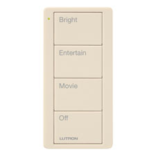 Lutron® Pico 4-Button Family Room Keypad - (Light Almond | Gloss)