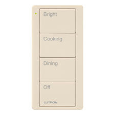 Lutron® Pico 4-Button Kitchen Keypad - (Light Almond | Gloss)