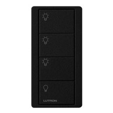 Lutron® Pico 4-Button 3-Preset Light Icon Remote - (Midnight | Satin)                                                          