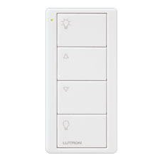 Lutron® Pico 4-Button Raise/Lower Light Remote - (Snow | Satin)