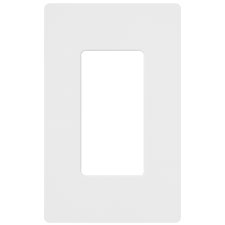 Lutron® Claro 1-Gang Wallplate - (Snow | Satin)