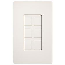 Lutron® 6-Port Frame - (Biscuit | Satin)