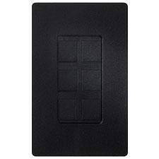 Lutron® 6-Port Frame - (Midnight | Satin)