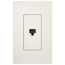 Lutron® Phone Jack - (Biscuit | Satin)