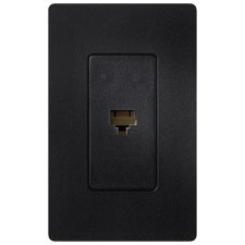 Lutron® Phone Jack - (Midnight | Satin)
