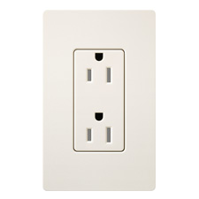 Lutron® 15 Amp Tamper-Resistant Receptacle - (Biscuit | Satin)