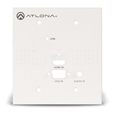 Blank Face Plate for Atlona® HDVS Series Wall Plate Switchers 