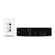 Atlona® Omega™ Single Gang Wall Transmitter + HDBaseT Extender Kit 