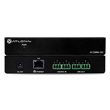 Atlona® OmniStream™ IP / Analog Audio Bridge 