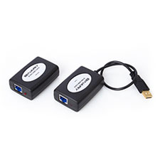 Binary™ 100 Series USB 1.1 Cat 5e/6 Extender Balun Kit - 150 ft 