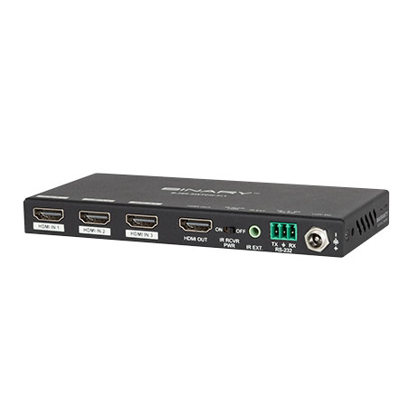 Binary™ 260 Series 4K HDR Switch with IR - 3x1 