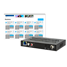 Binary™ 900 Series Media over IP Audio Receiver 
