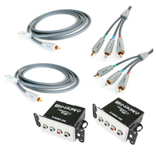 Image for Binary™ AniWareBox Component Video and Digital Audio Cat 5 Baluns Kit - 500 ft