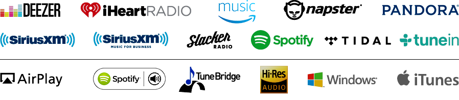 Mobile image of all the streaming services that work with Autonomic