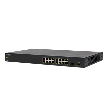 Araknis Networks 220 Series L2 Managed Gigabit Switch with Partial PoE+ | 16 + 2 Front Ports 