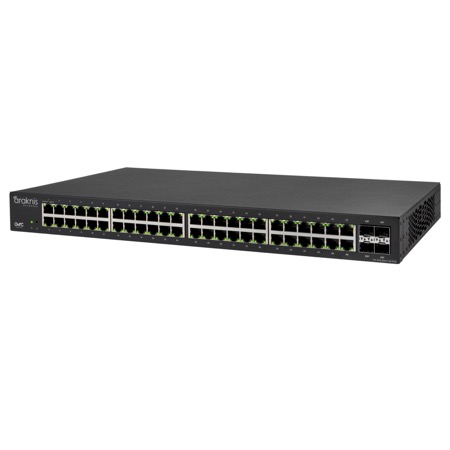 Araknis Networks® 220 Series Layer 2 Managed Gigabit Switch with Partial PoE+ and Front Ports 