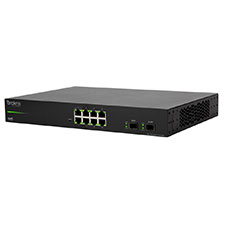 Araknis Networks® 310 Series L2 Managed Gigabit Switch with Full PoE+ | 8 + 2 Front Ports 