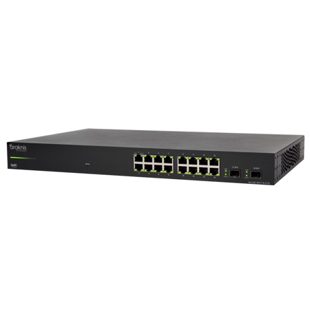 Araknis Networks 320 Series L2 Managed Gigabit Switch with Full PoE+ | 16 + 2 Front Ports                                       