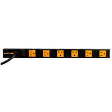 WattBox® Vertical Rack Mount Power Strip with Aluminum Housing - 18' (6 Outlet) 