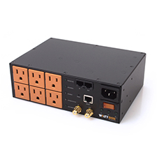 WattBox® 200 Series IP+ Controllable Compact Power Conditioner with Auto Reboot - 6 Outlets (2 Banks of 2 Controlled) 