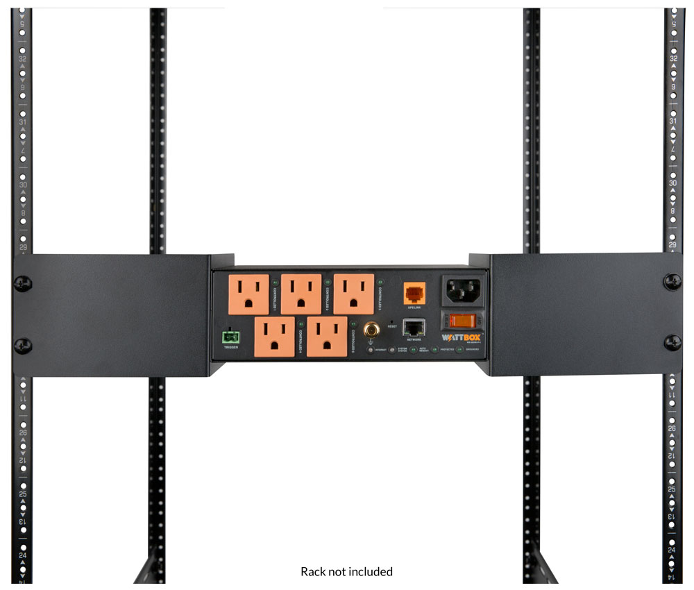 WattBox® IP Power Conditioner with OvrC Home and Rack Mount Kit 5