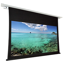 Dragonfly™ Recessed Motorized Matte White Non Tab Tension Projection Screen (16:9) - 100' 