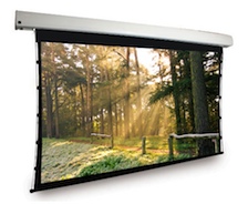 Dragonfly™ Motorized Tab Tension 16:9 High Contrast Projection Screen - 100' Screen Size 