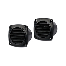 Cool Components™ Cabinet Vent Fan Package - Black 