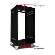 Strong® Contractor Series Rack - 18' Depth | 16U 