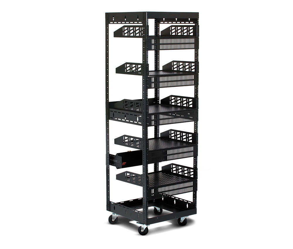 Strong™ FS Series Floor Standing Rack 16 Item Kit 24" Depth 32U