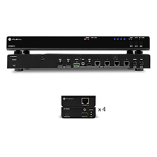 Atlona® 2x4 HDMI to HDBaseT Distribution Amplifier w/ 4 HDBaseT Receivers 