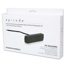 Episode® Plasma-Proof IR Repeater Kit with Surface Mount Sensor and 6 Emitters 
