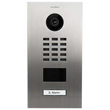 Doorbird - Portier vidéo IP 3 sonnettes encastré Inox + 3