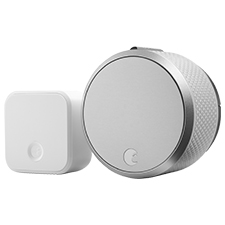 August® Smart Lock Pro + Connect Kit | Silver 